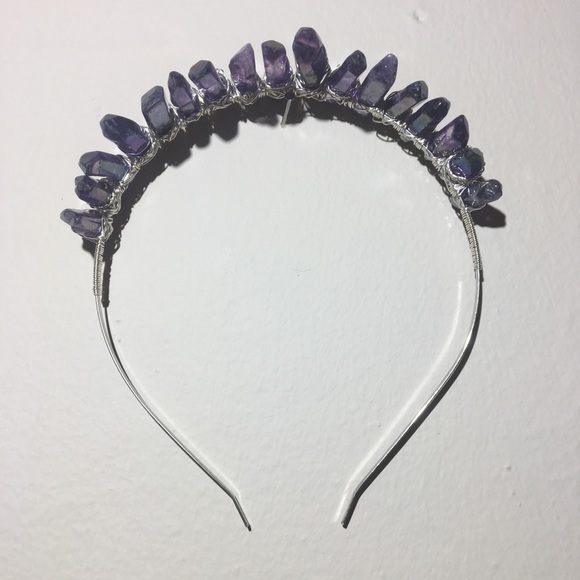 Amethyst Crystal Crown - Picture 4 of 4